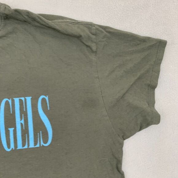 RVCA X Stella City of Angels Graphic Tshirt Size Small Gray 100% Cotton Crewneck - Picture 4 of 12